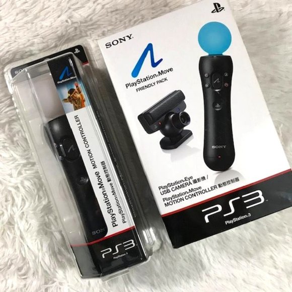 PS3 Move Friendly Pack w/Eye USB Camera & Motion Controller & Motion Control Set - Picture 1 of 12